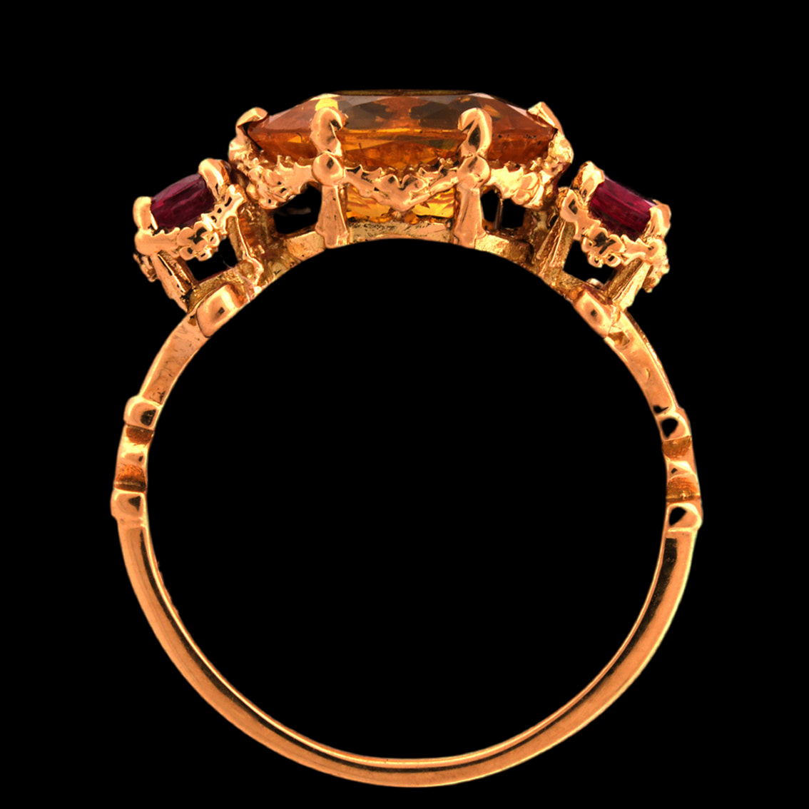 SUNLIT SOVEREIGN GARLAND RING