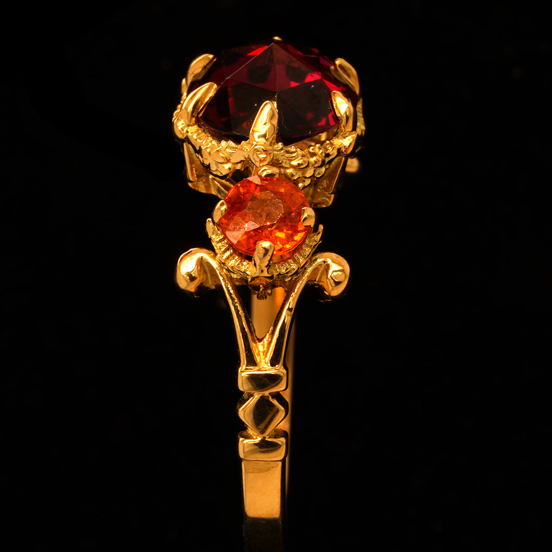 Crimson Nocturne Ring