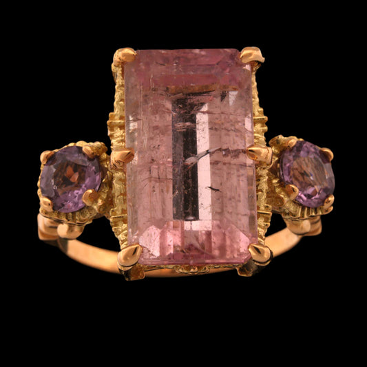 POMPADOUR TOURMALINE RING