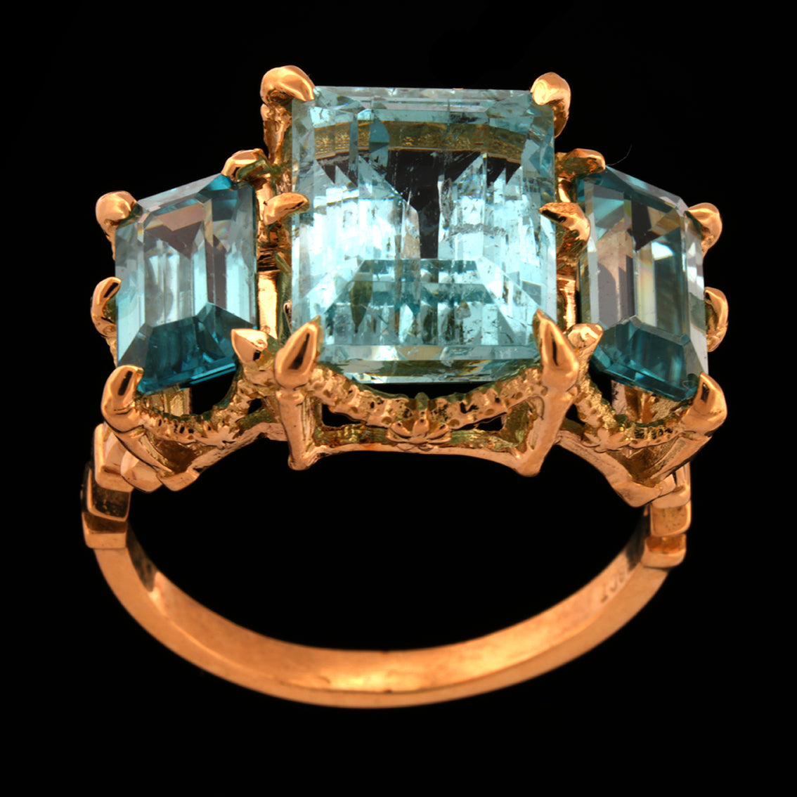 TALLULAH AQUAMARINE RING