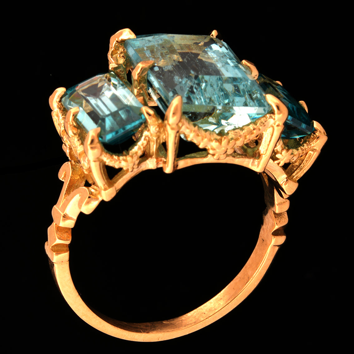 TALLULAH AQUAMARINE RING