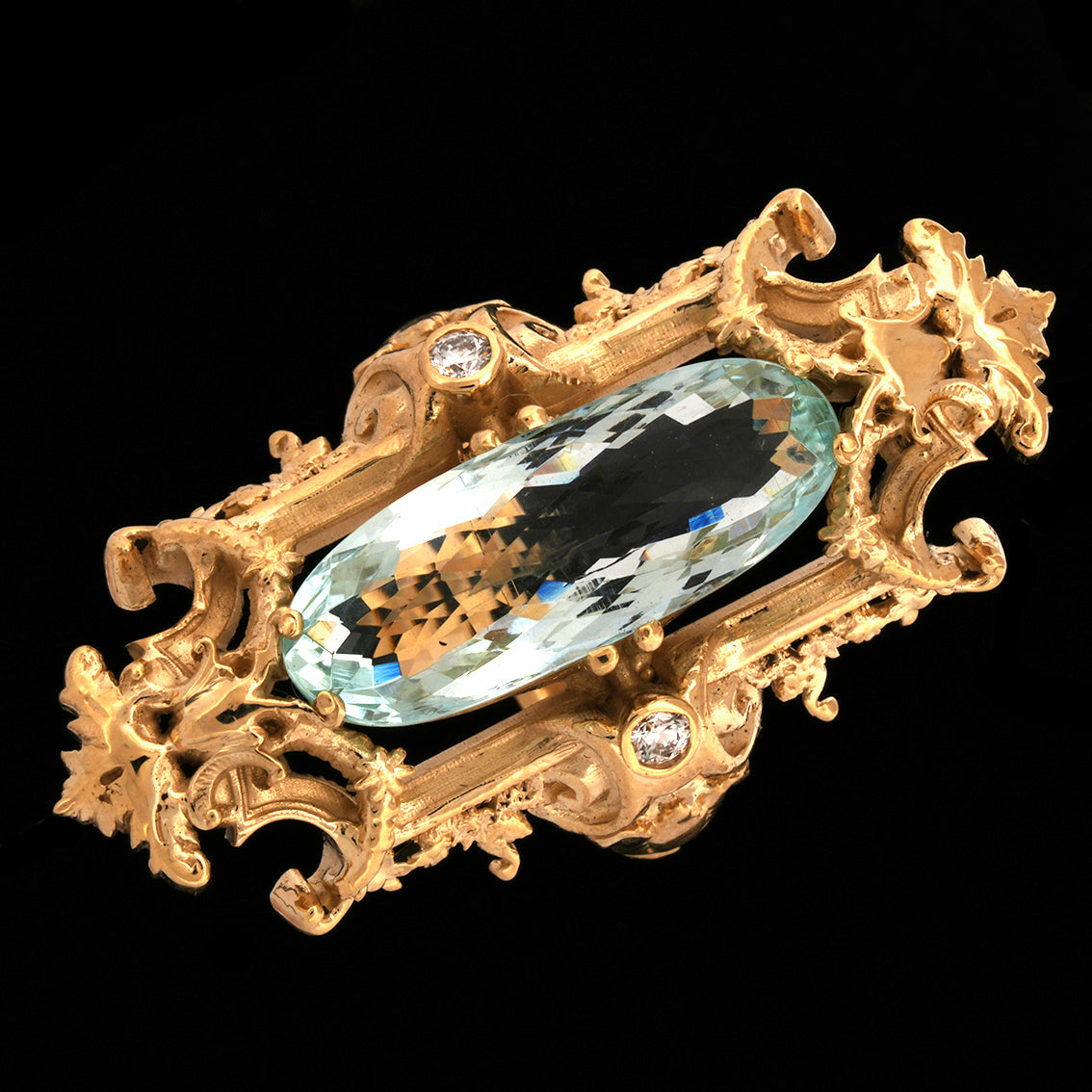 AQUAMARINE GRAZIELLA RING