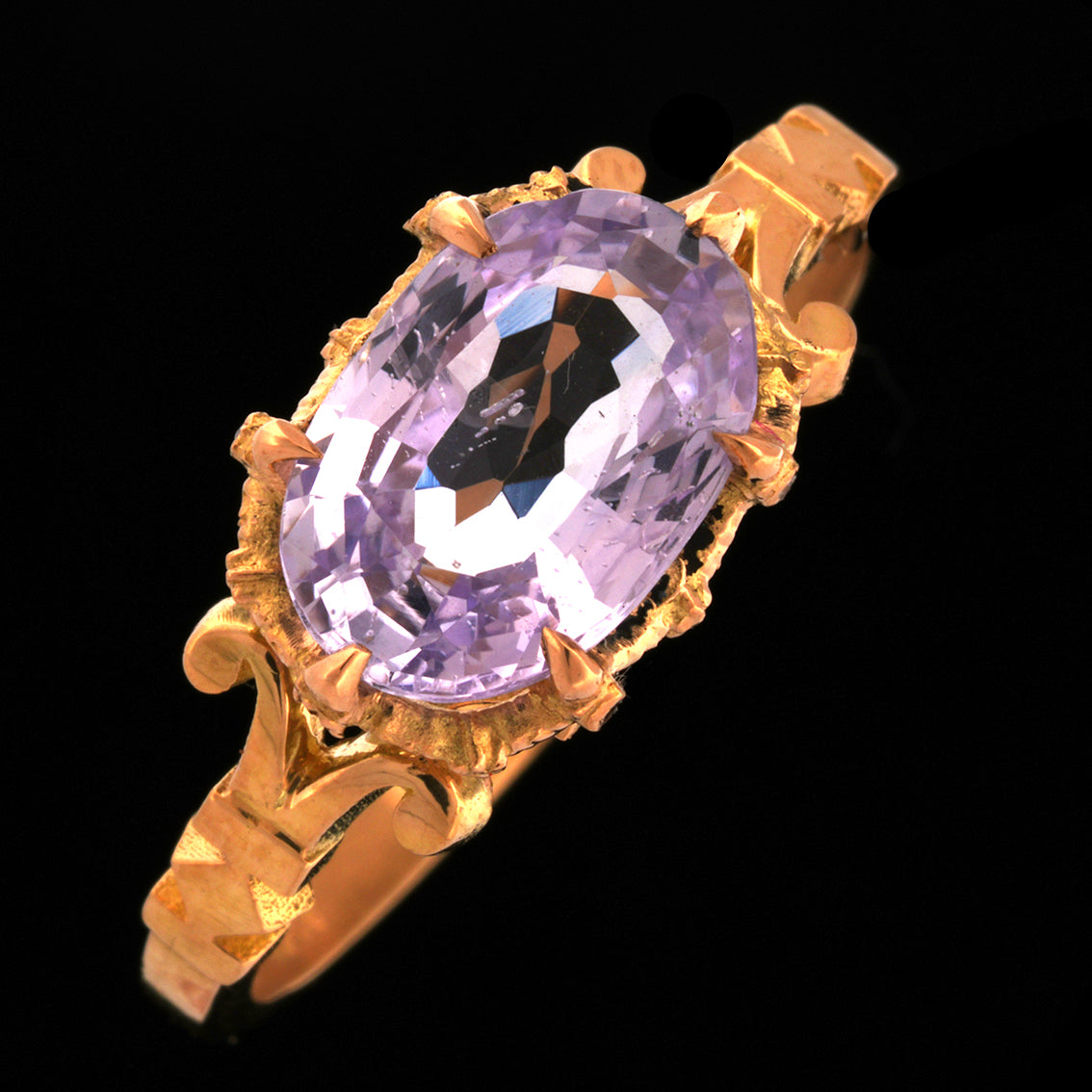 Lilac Sapphire Syringa Ring