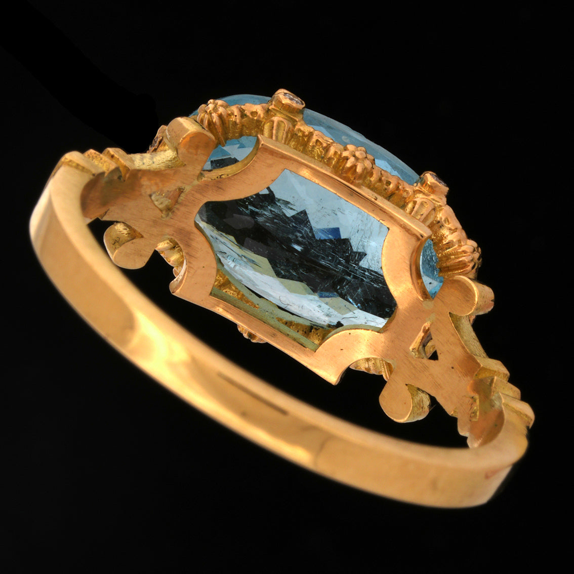 Delphina Aquamarine Ring