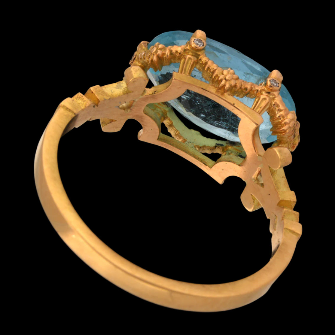 Delphina Aquamarine Ring