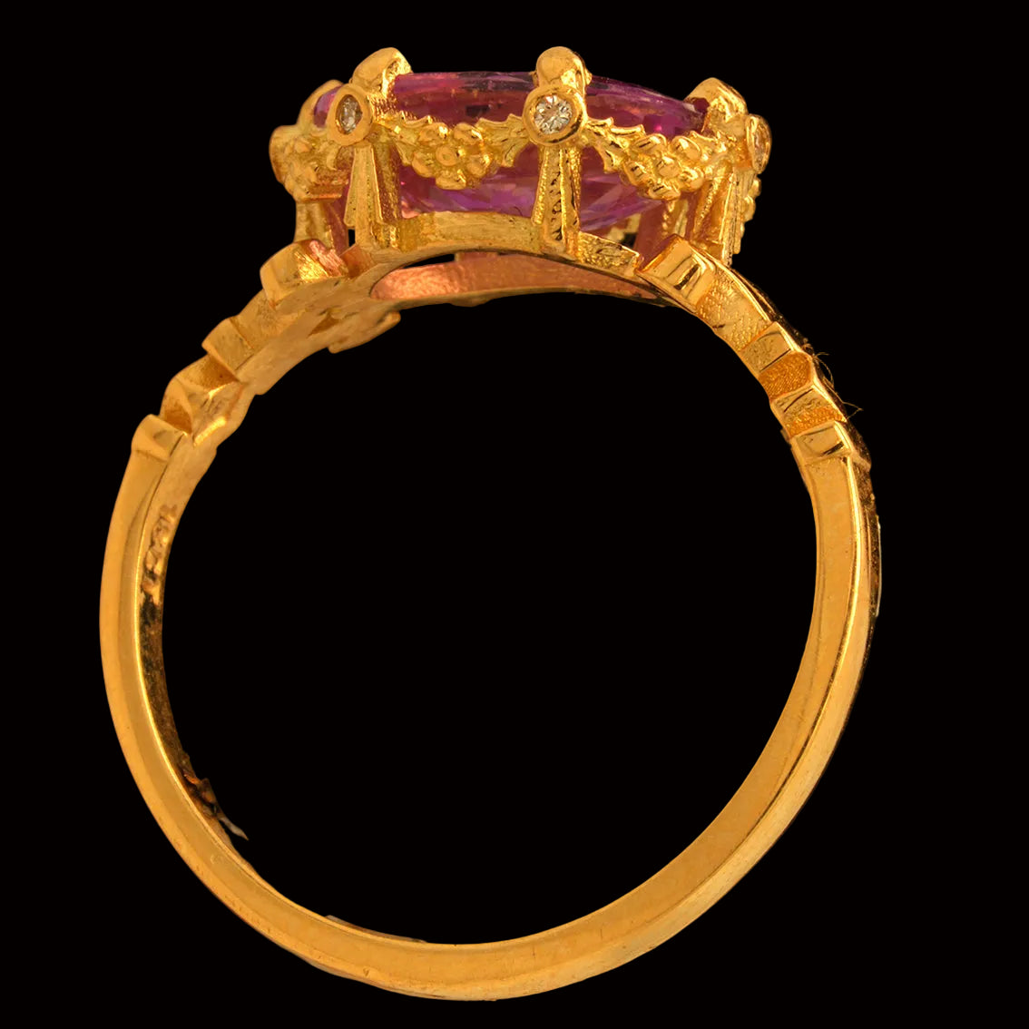 THINK PINK SAPPHIRE RING