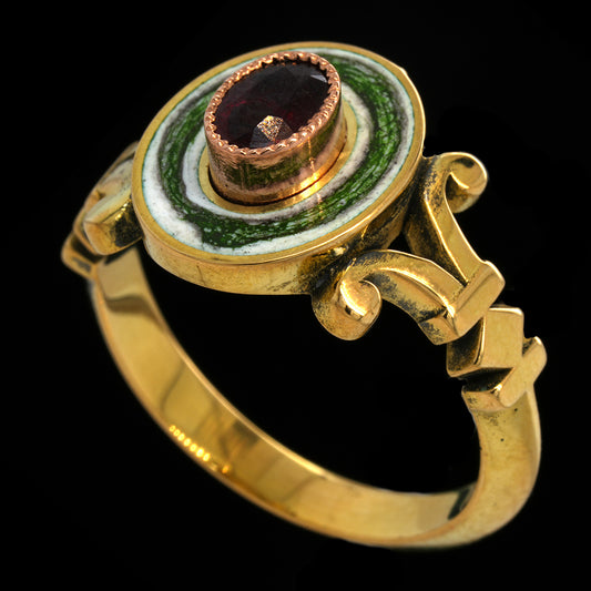 RUBY OUROBOROS RING