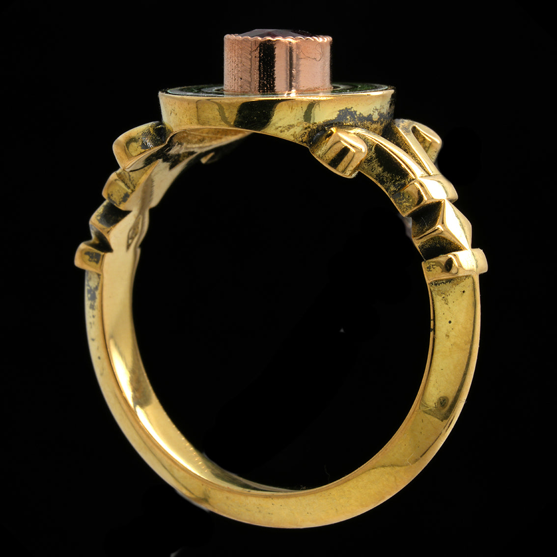 RUBY OUROBOROS RING
