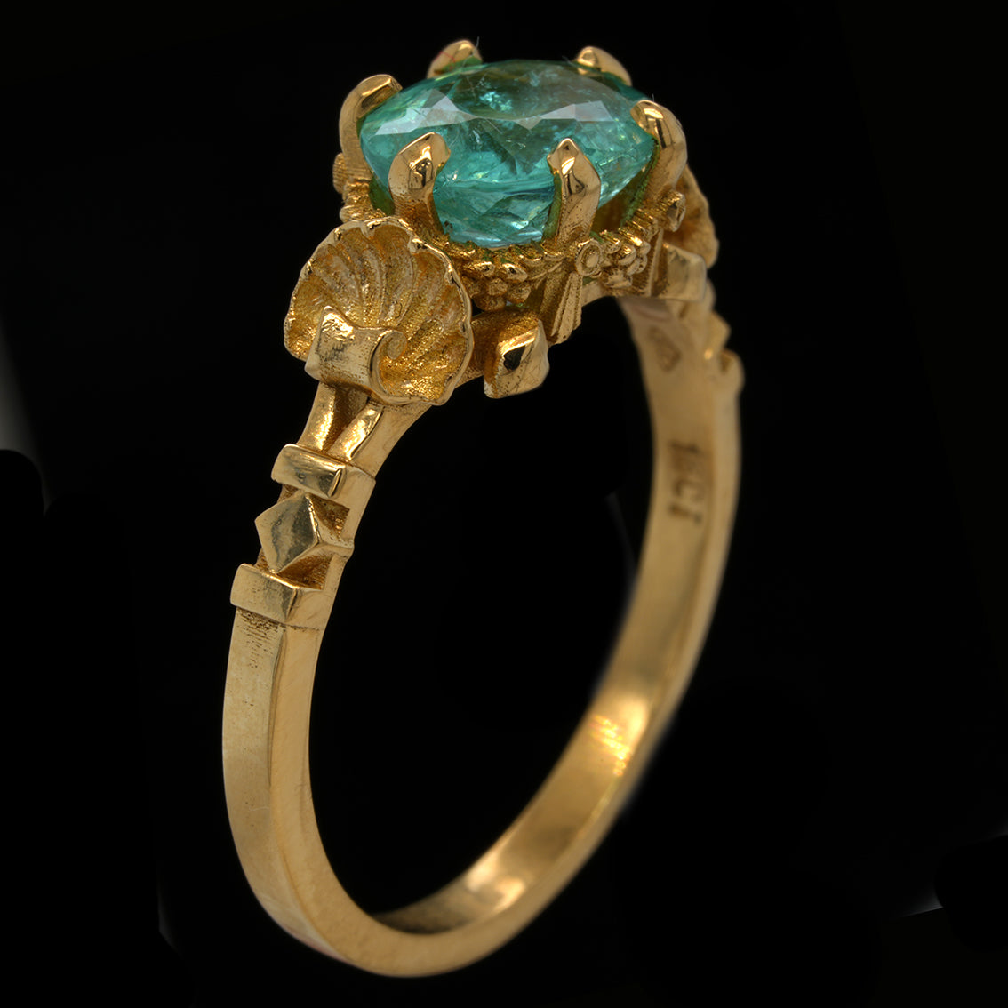 AMPHITRITE PARAIBA TOURMALINE RING