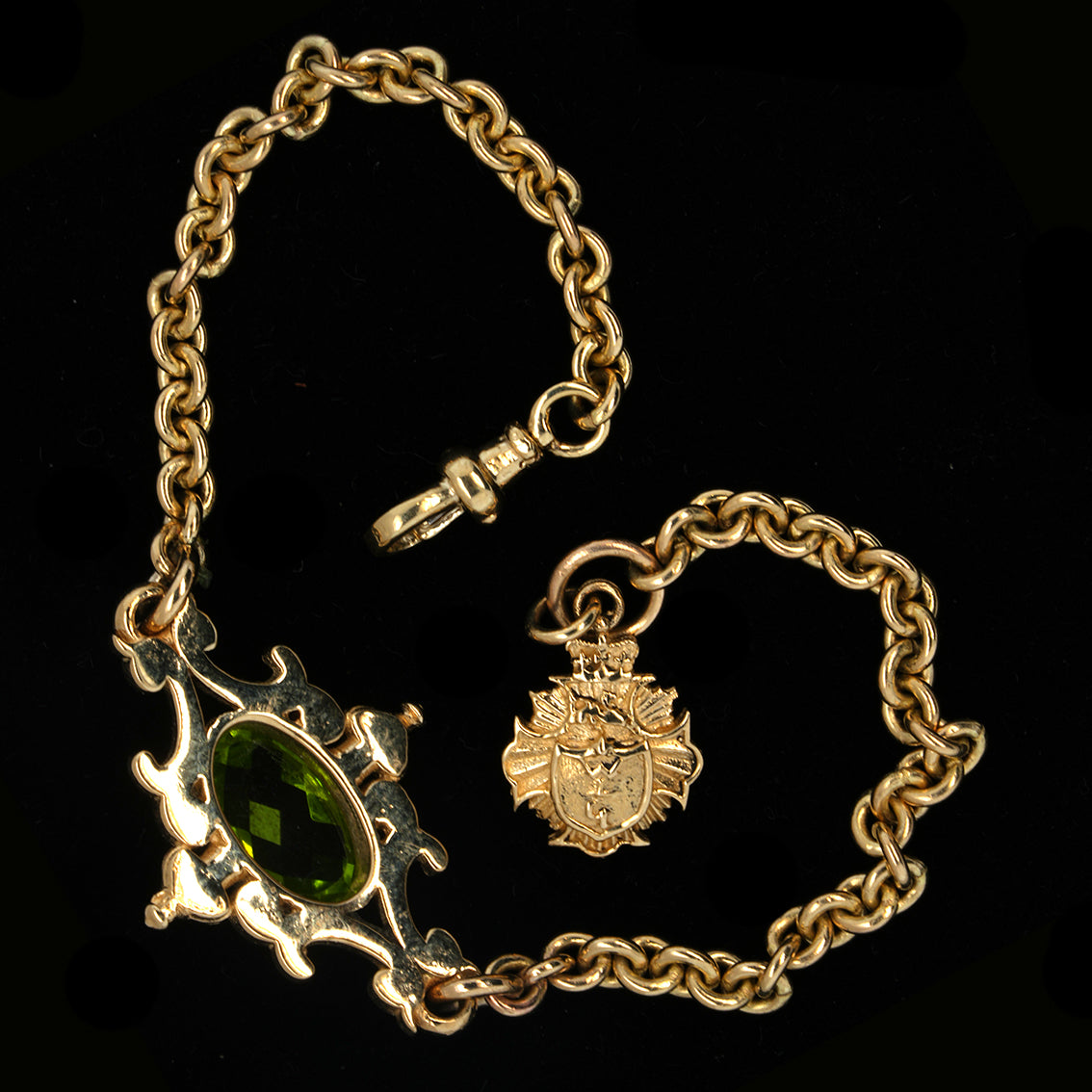 PALAZZO DUCALE GOTHIQUE MAILLON GRENAT BRACELET