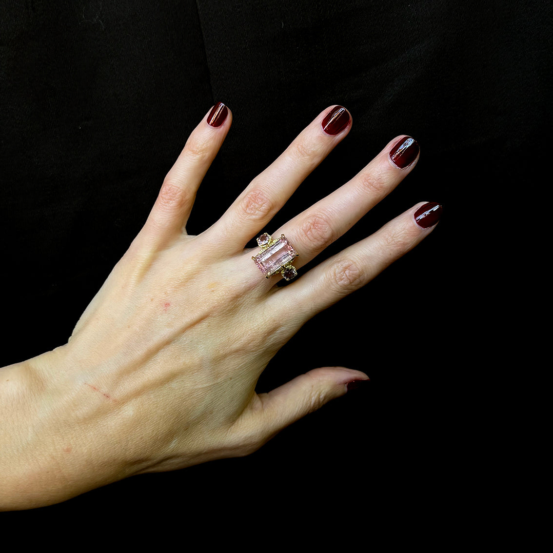 POMPADOUR TOURMALINE RING