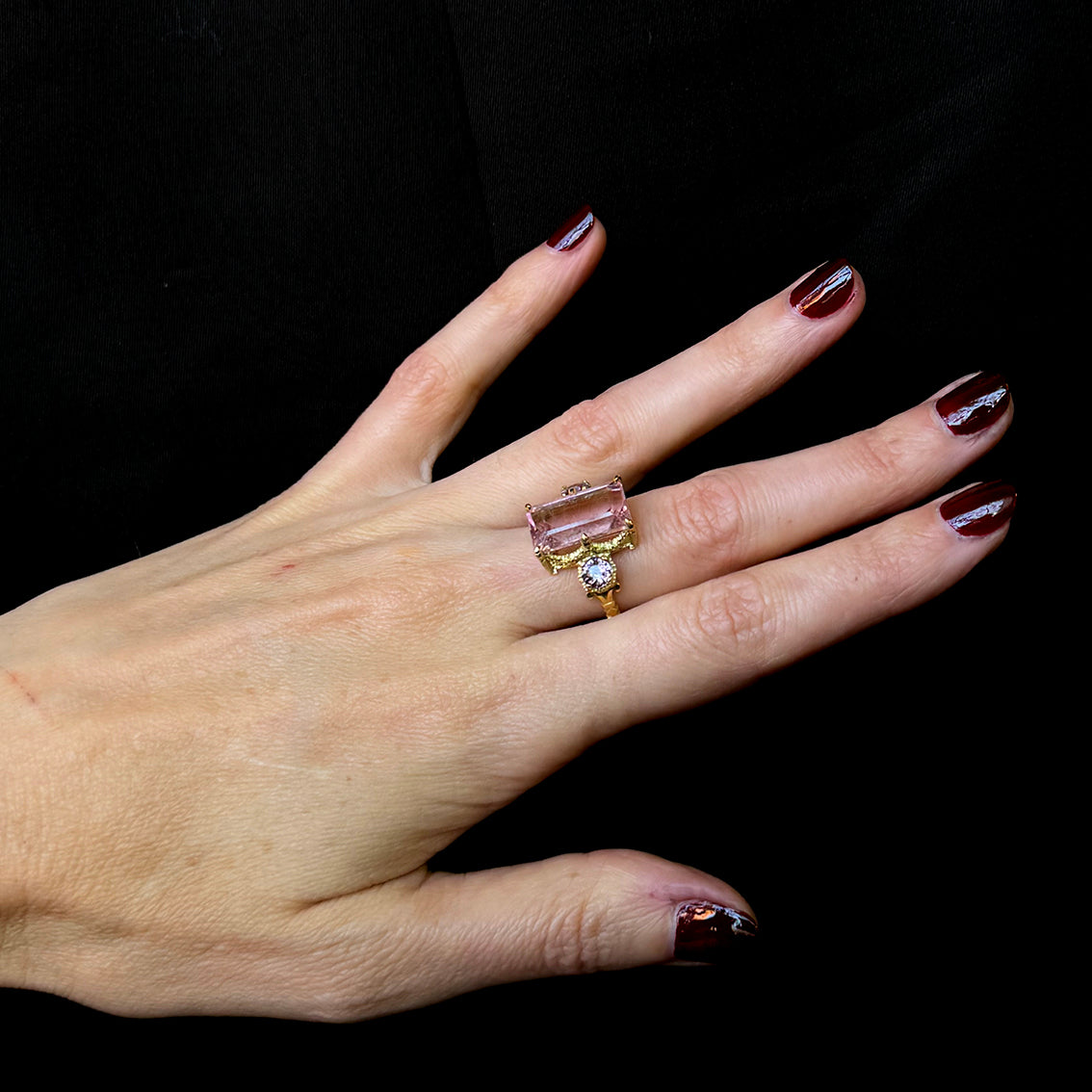 POMPADOUR TOURMALINE RING