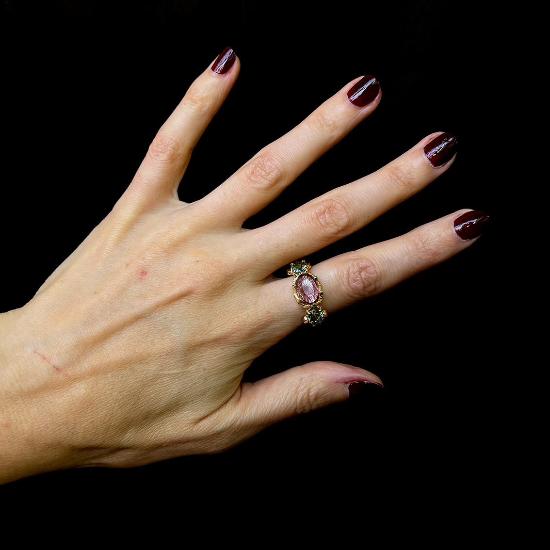 GENEVIEVE'S GARNET RING
