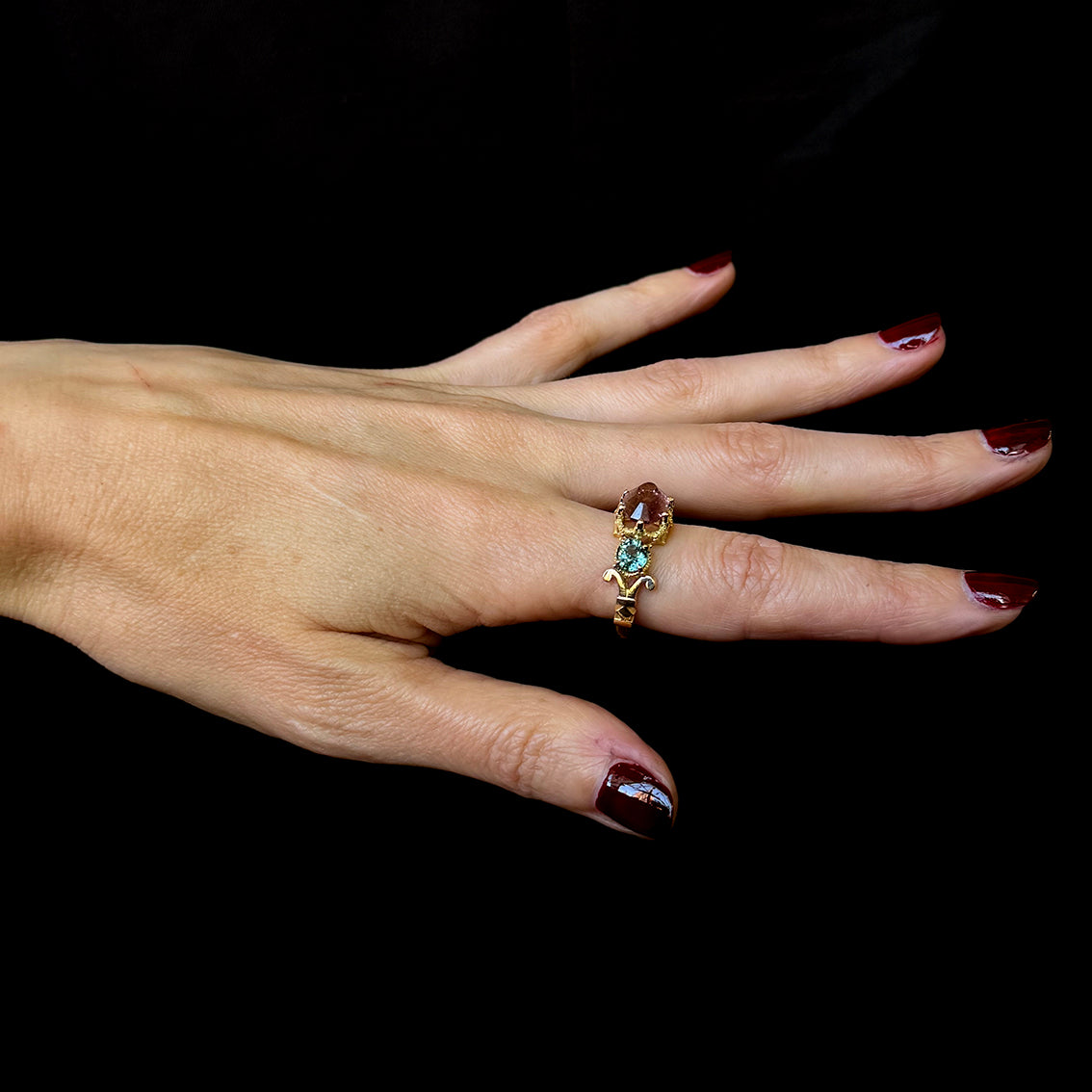 GENEVIEVE'S GARNET RING