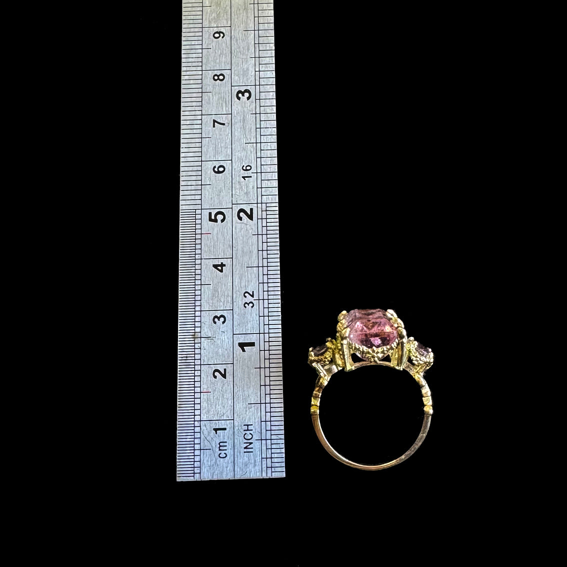 POMPADOUR TOURMALINE RING