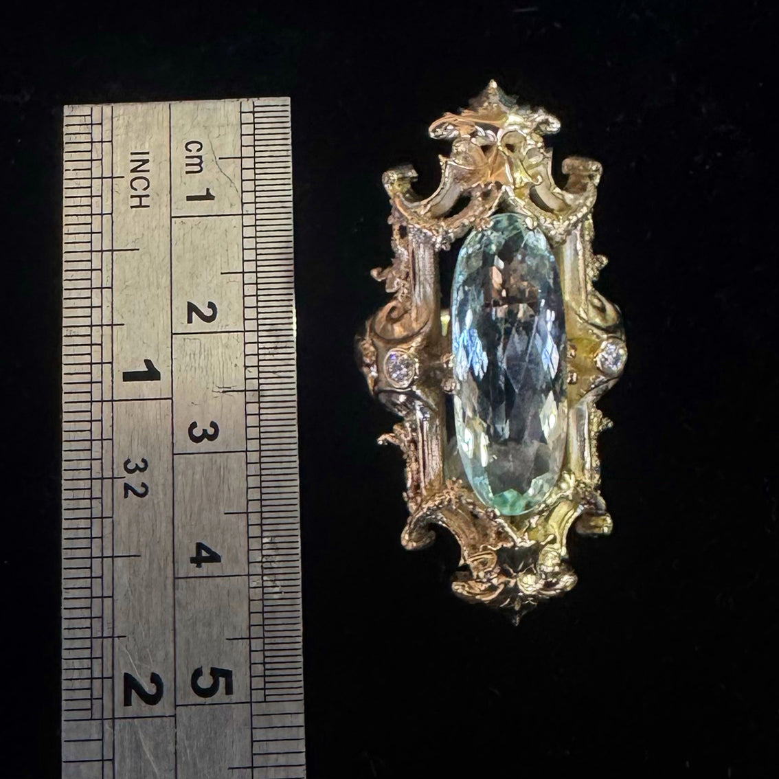 AQUAMARINE GRAZIELLA RING