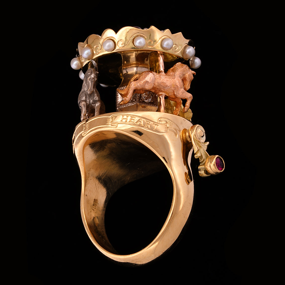 AUTOMATA CAROUSEL RING
