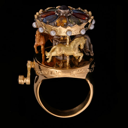 AUTOMATA CAROUSEL RING