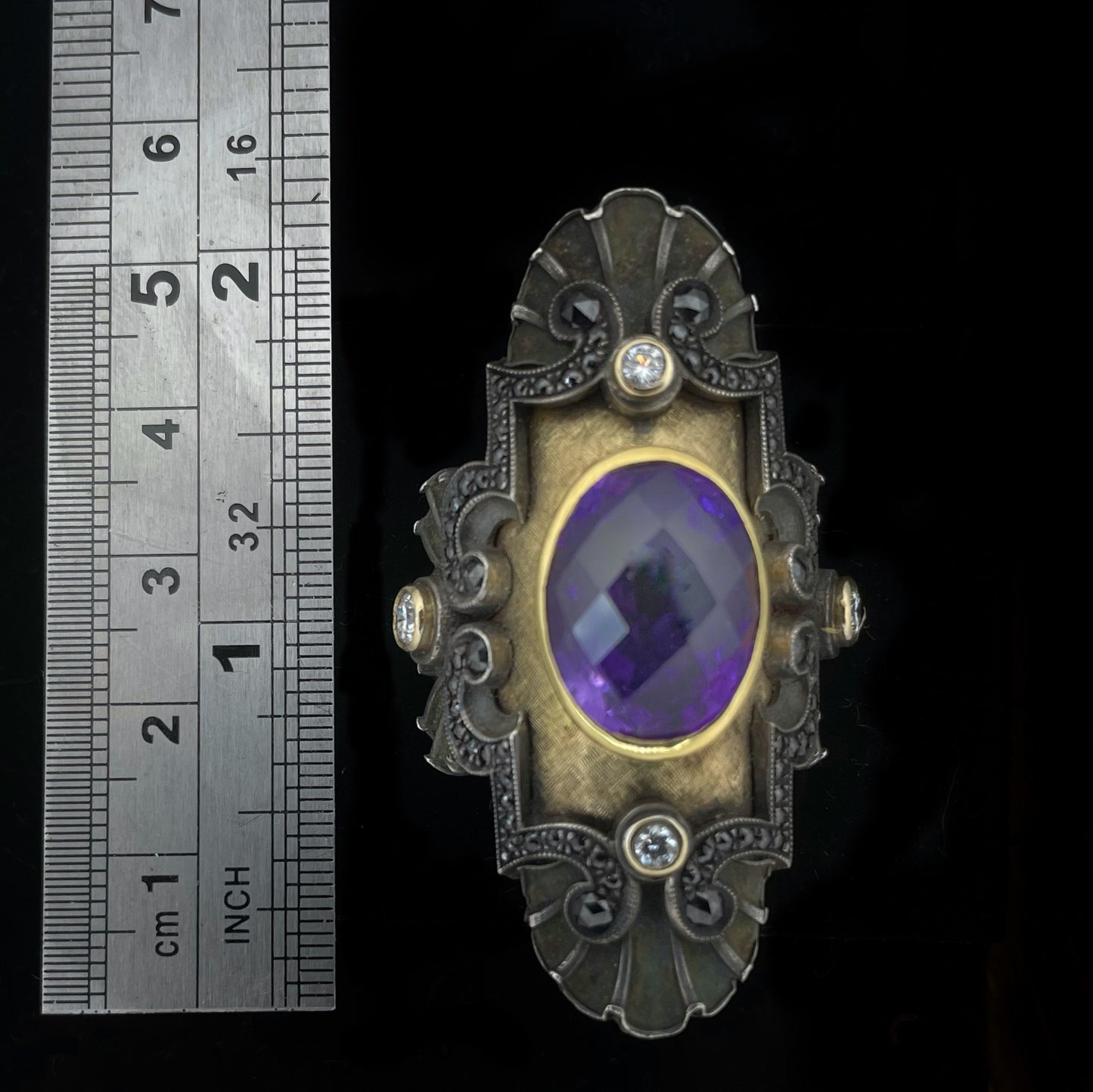 MEDIEVAL AMETHYST RING