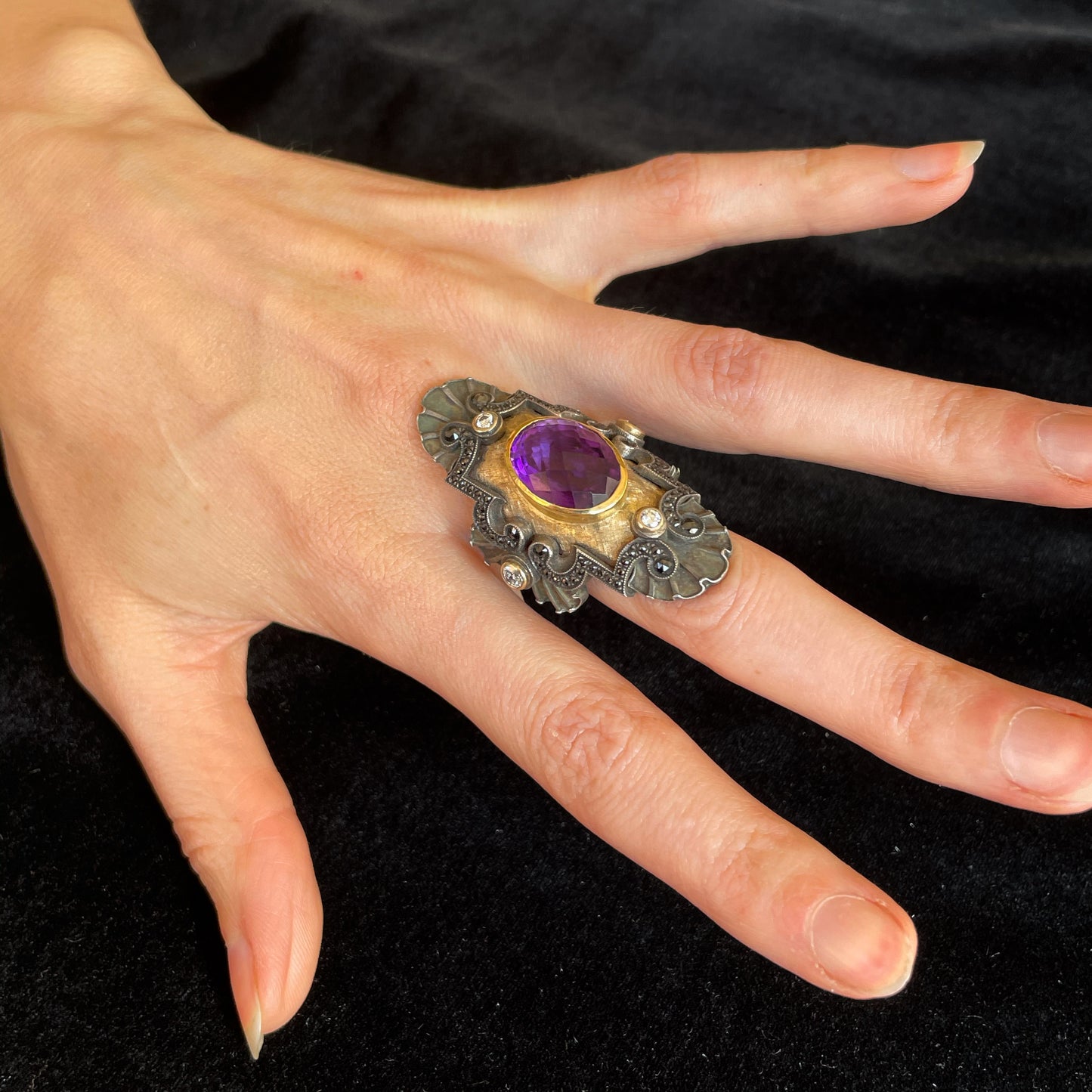 MEDIEVAL AMETHYST RING