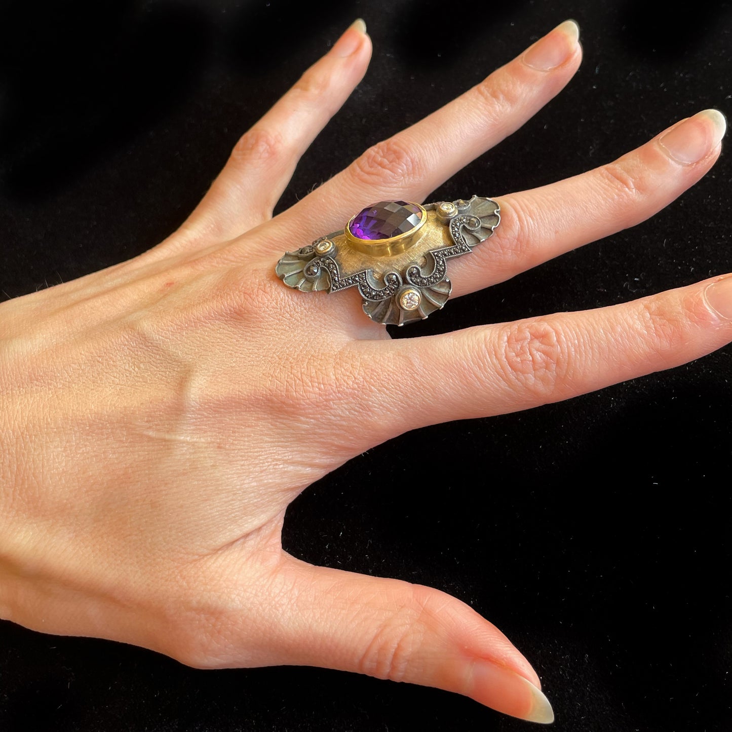 MEDIEVAL AMETHYST RING