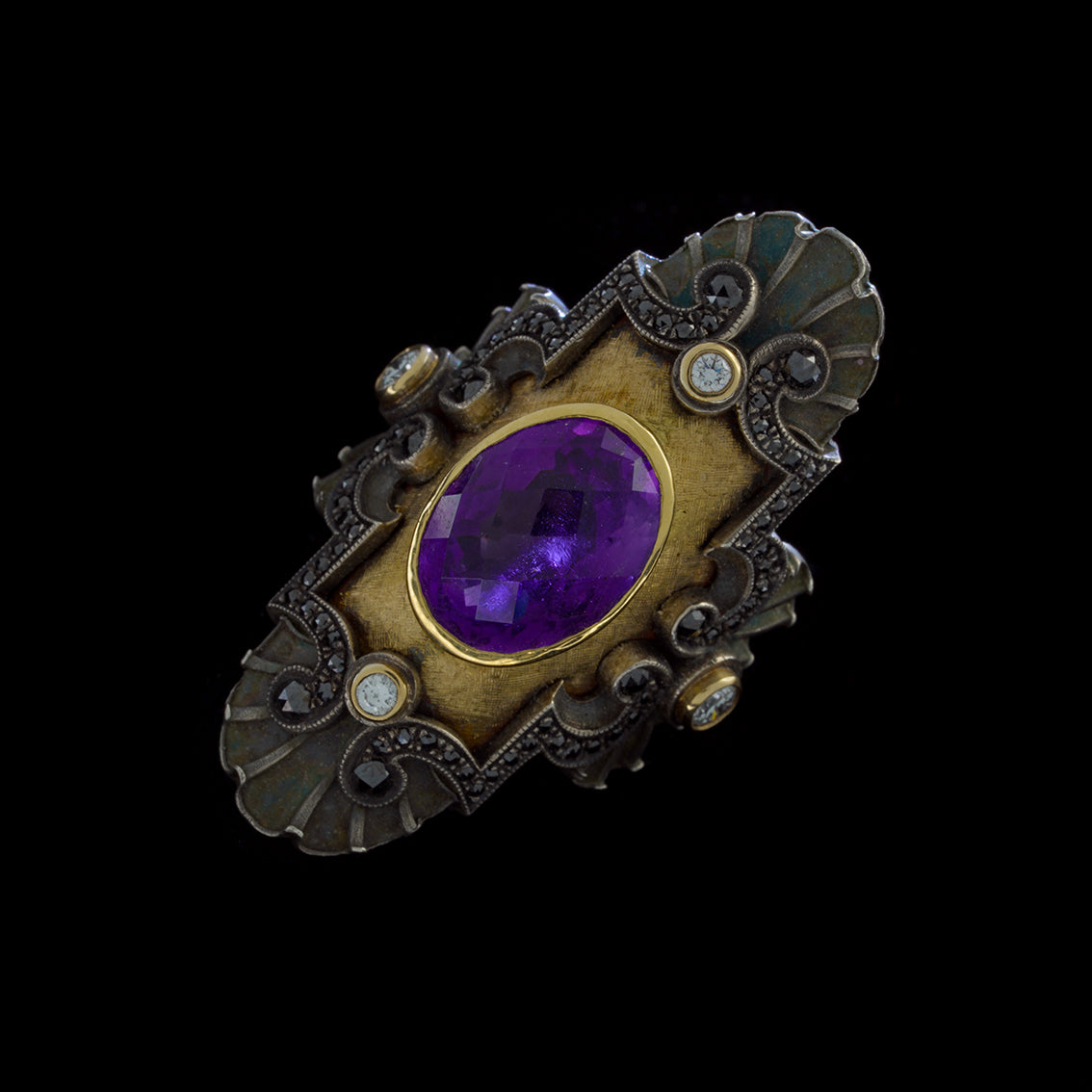 MEDIEVAL AMETHYST RING