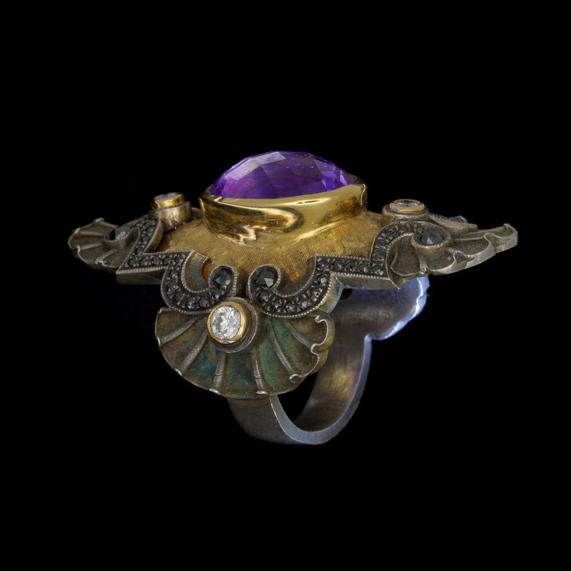 MEDIEVAL AMETHYST RING