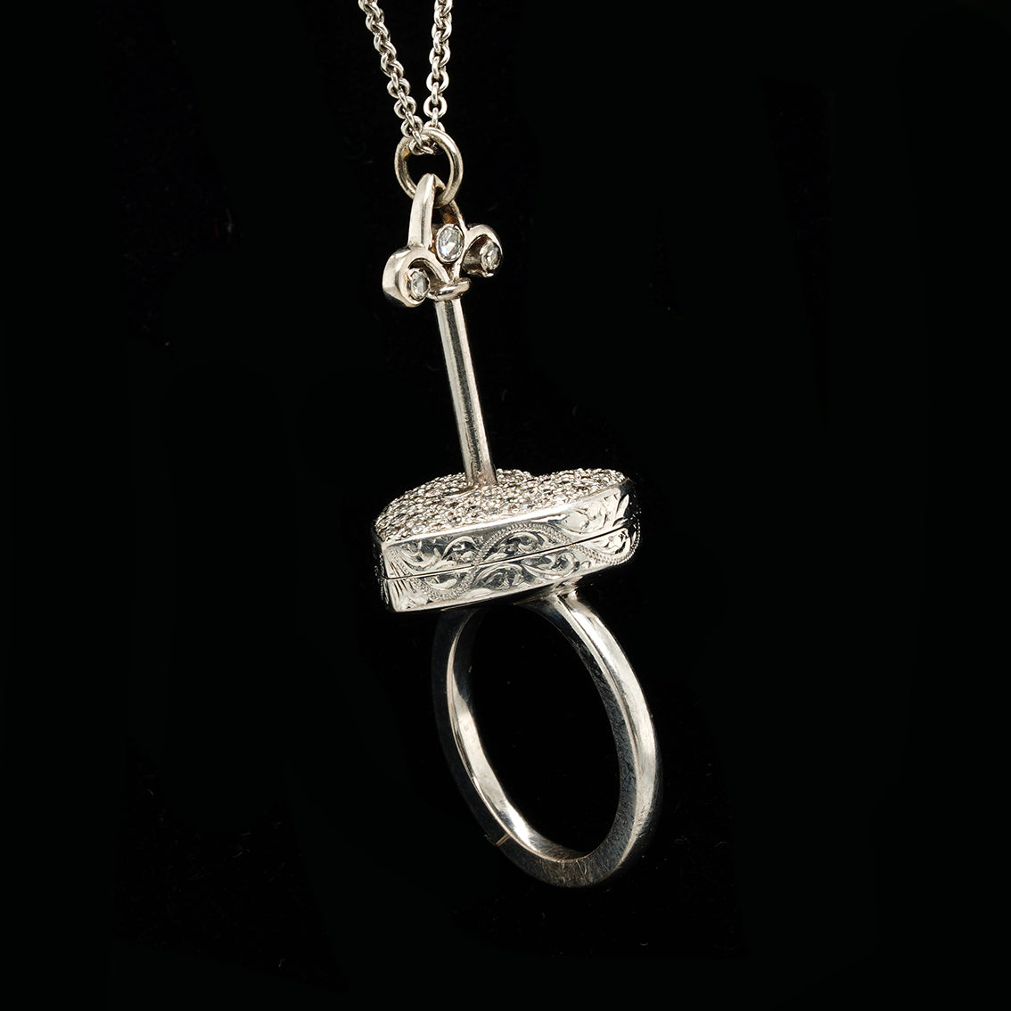 BAGUE POISON CŒUR PRÉCIEUX
