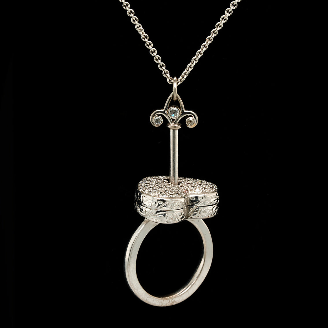 BAGUE POISON CŒUR PRÉCIEUX