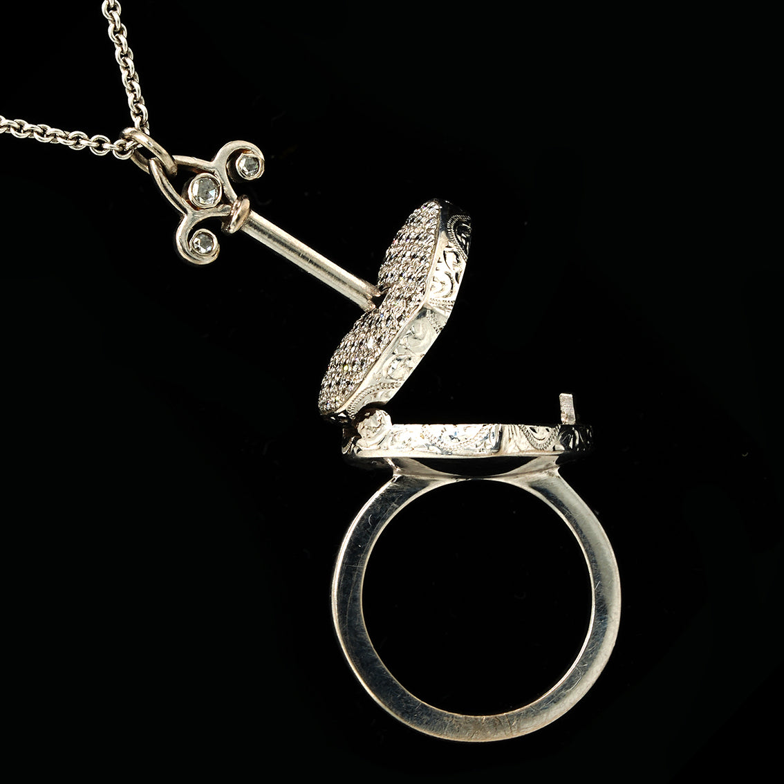 BAGUE POISON CŒUR PRÉCIEUX