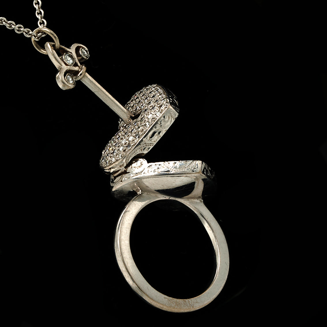 BAGUE POISON CŒUR PRÉCIEUX