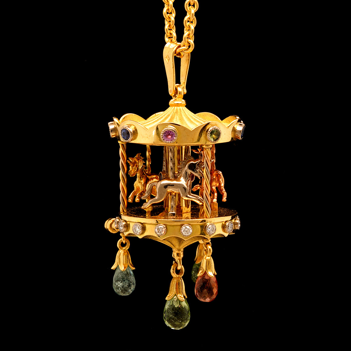 CAROSELLO ON THE CAROUSEL PENDANT NECKLACE