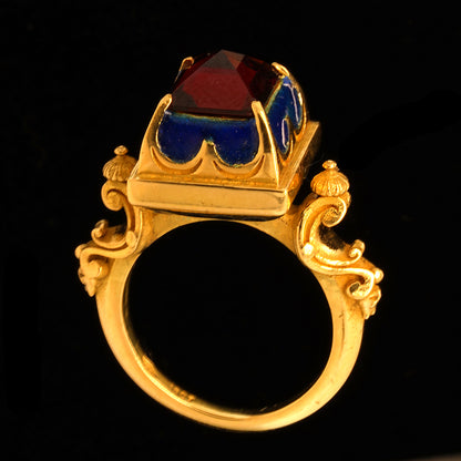 THE CROWNED HEART OF MARY RING