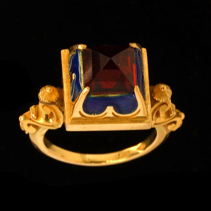 THE CROWNED HEART OF MARY RING