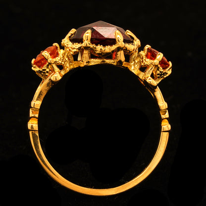 Crimson Nocturne Ring