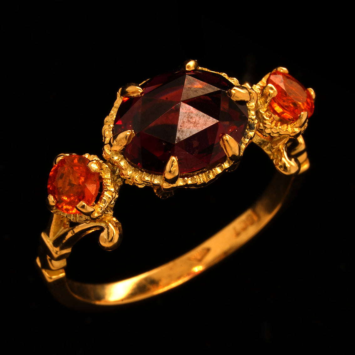 Crimson Nocturne Ring