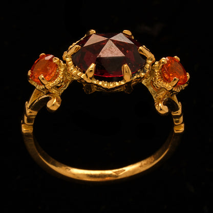 Crimson Nocturne Ring