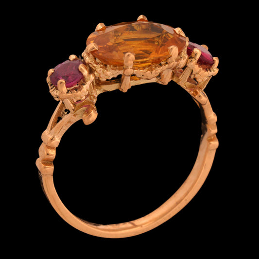 SUNLIT SOVEREIGN GARLAND RING