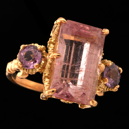 POMPADOUR TOURMALINE RING