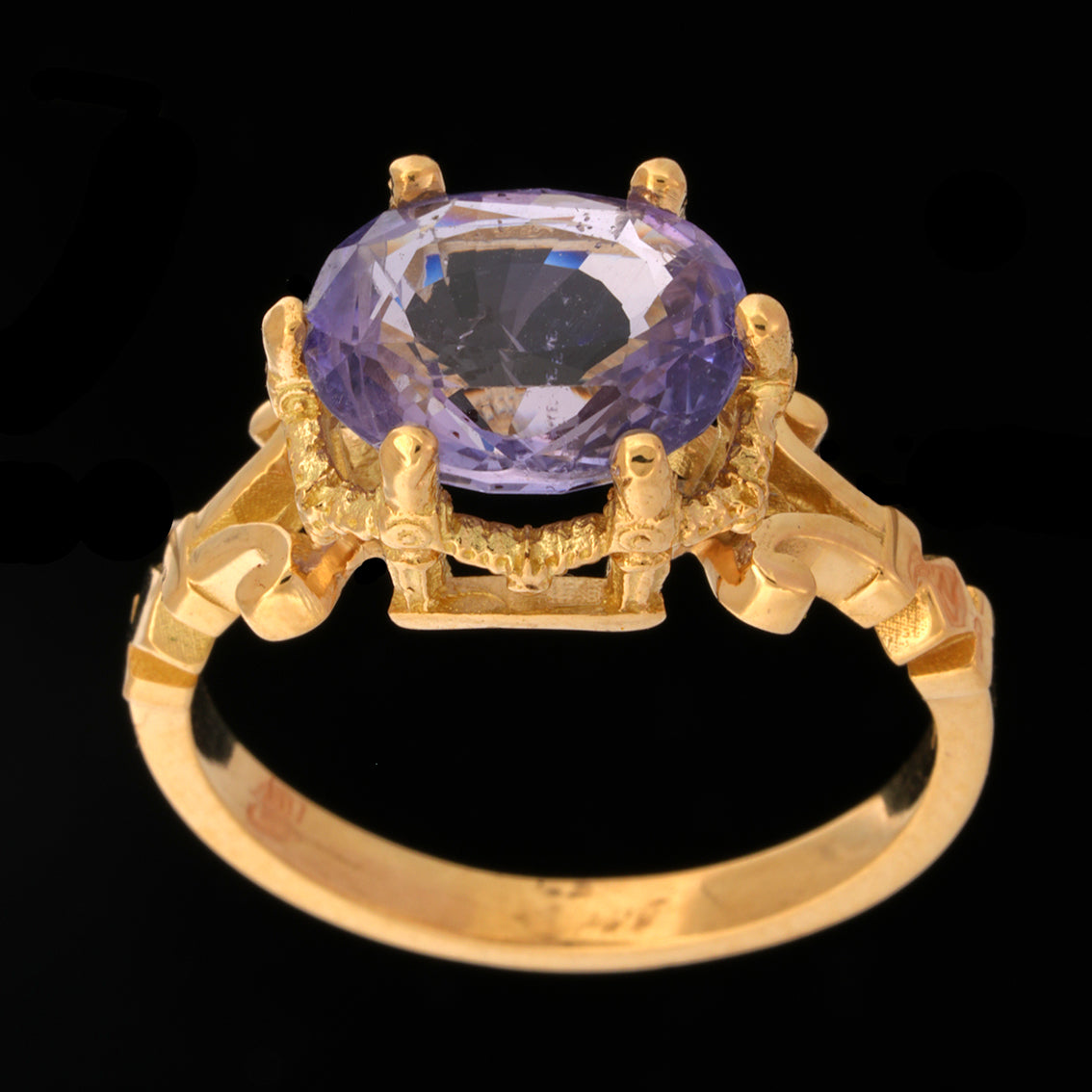 LILITHS LAVENDER SAPPHIRE RING