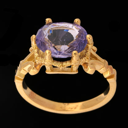 LILITHS LAVENDER SAPPHIRE RING