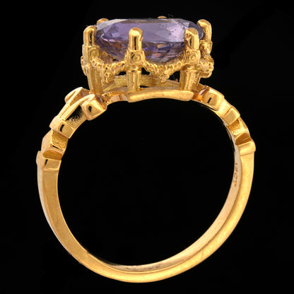 LILITHS LAVENDER SAPPHIRE RING