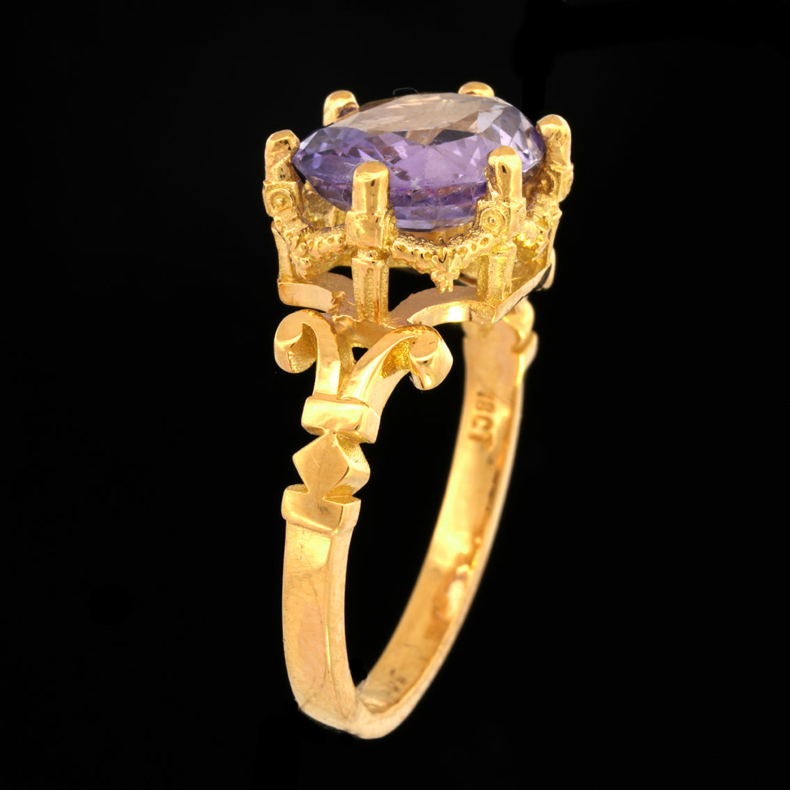 LILITHS LAVENDER SAPPHIRE RING