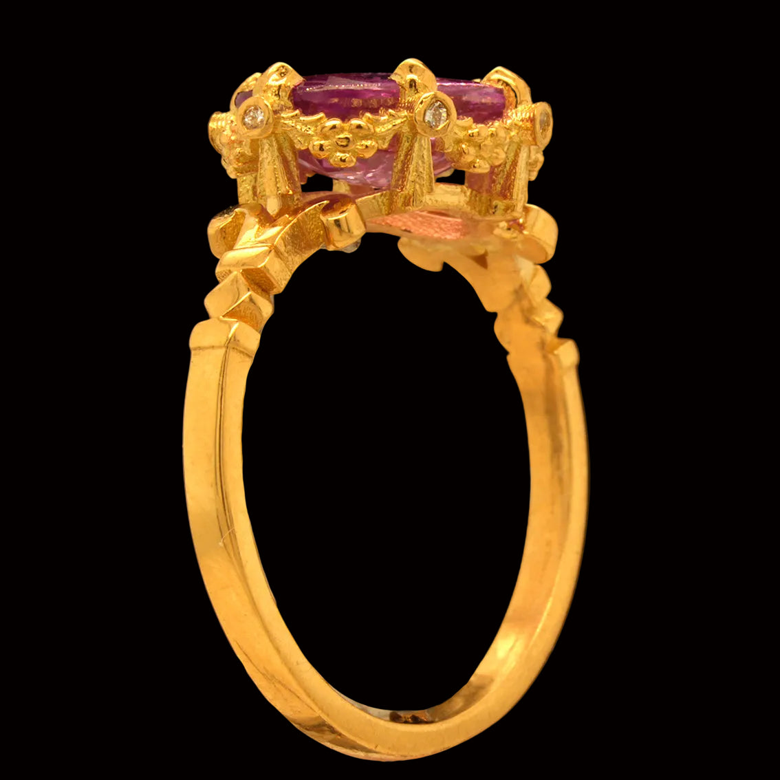 THINK PINK SAPPHIRE RING