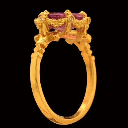 THINK PINK SAPPHIRE RING