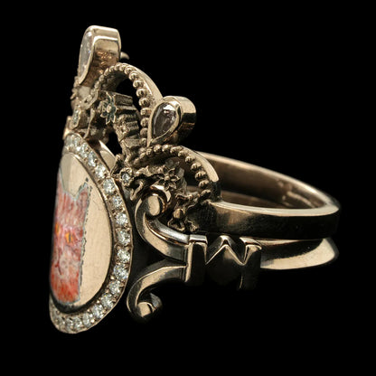 ENAMEL CAT RING
