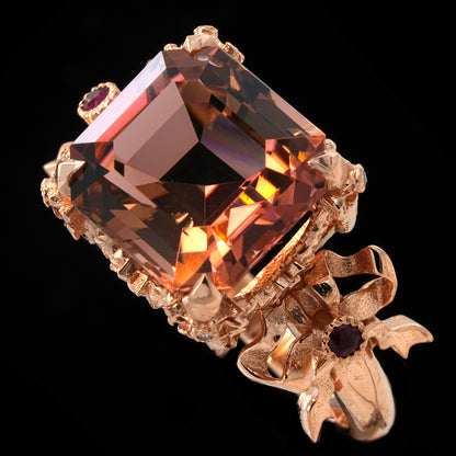 BERIBBONED OPULENCE RING