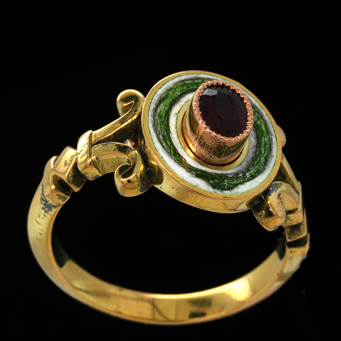 RUBY OUROBOROS RING