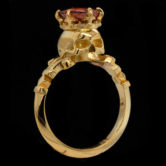 CROWNED SKULL RING