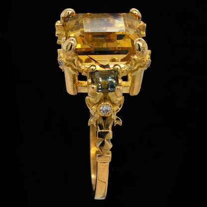 HELIOS AQUAMARINE RING